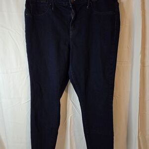 Mossimo Supply Co. Midnight Blue High Rise Jeggings Size 16/33R